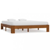 Cumpara ieftin Cadru de pat, maro deschis, 180 x 200 cm, lemn masiv de pin