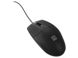 Mouse optic negru NATEC USB A cu cablu 1,8m PnP 3 butoane