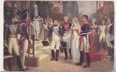 bnk cp Franta - Napoleon Bonaparte si Regina Prusiei - necirculata