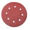 Disc pentru slefuit cu 8 gauri, P240, 190 mm, Powermat PM0528