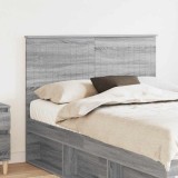 vidaXL Tăblie cap cu headboard Gri Sonoma 135 cm Lemn compozit 887776