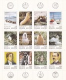 ARGENTINA FAUNA POLARA PINGUIN,1986 BLOC MNH., Nestampilat