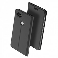 Husa carte flip wallet Dux Ducis pentru Google Pixel XL 2, gri foto