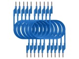 Cabluri de măsurare PEAKTECH P 7049 BLUE 1m 50VAC 120VDC 10A Albastru