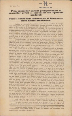 HST 80S Circulara mitropolit Ioan Metianu 1879 foto
