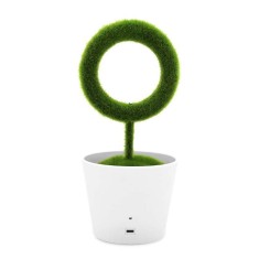 Purificator de aer, pentru birou, Minimalist, in forma de planta, 24 cm inaltime x 10.6 cm diametru, Compact si elegant
