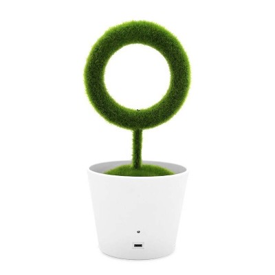 Purificator de aer, pentru birou, Minimalist, in forma de planta, 24 cm inaltime x 10.6 cm diametru, Compact si elegant foto