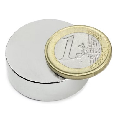Magnet neodim disc &amp;Oslash;29&amp;amp;#215;10 mm, putere 15,5 kg, N38 foto