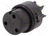 Conector circular mamă BULGIN, PIN 3, 10A 250V