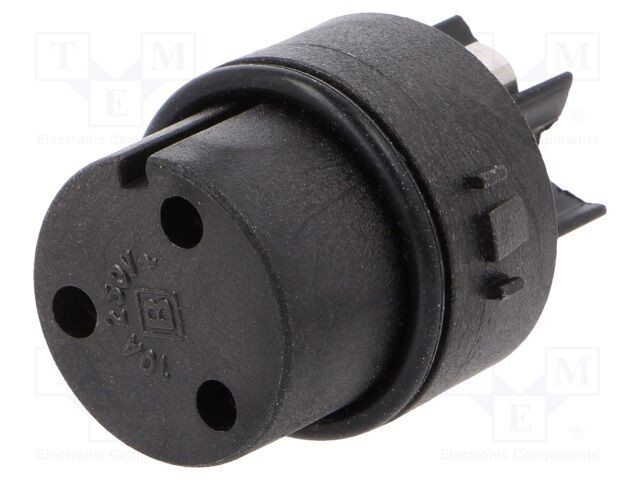 Conector circular mamă BULGIN, PIN 3, 10A 250V