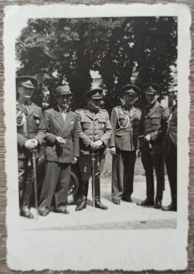 Fotografie de grup cu maiori si capitani romani, 1943// fotografie foto