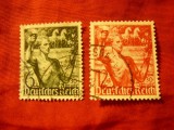 Serie Germania 1938 -Deutsches Reich - 5 Ani Putere Hitler ,2 val. stampilate, Stampilat