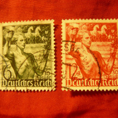 Serie Germania 1938 -Deutsches Reich - 5 Ani Putere Hitler ,2 val. stampilate