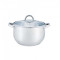 Cratita Inox cu Capac de Sticla 4L 20cm Grunberg GR6820