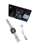 Cumpara ieftin Ceas Smart Premium cu Display 2.01 Inch, Ritm Cardiac, Tensiune, Oxigen, Bluetooth, Rezistent la Apa, Corp din Aliaj de Zinc, Monitorizare Sanatate, F