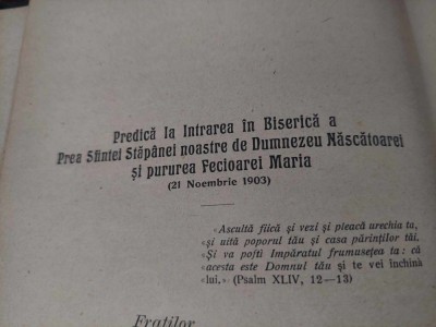 PREDICI-EXEGETICO-MORALE-1906-Econ.Stavrofor V.Predeanu,Grafic ALBERT BAER 743 p foto