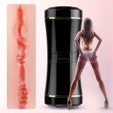 Masturbator Cup B-Series Double Ends, TPE/ABS, Waterproof IPX7, 180mm