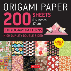 Origami Paper 200 Sheets Chiyogami Patterns 6 3/4 (17cm): Tuttle Origami Paper: High-Quality Double Sided Origami Sheets Printed with 12 Different Pat