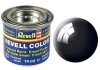 Negru lucios RAL 9005, vopsea email 14 ml, Revell