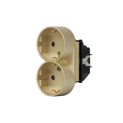 Modul Priza Dubla LUXION Pentru Doza Simpla SmartElectro IntelligentHouse foto