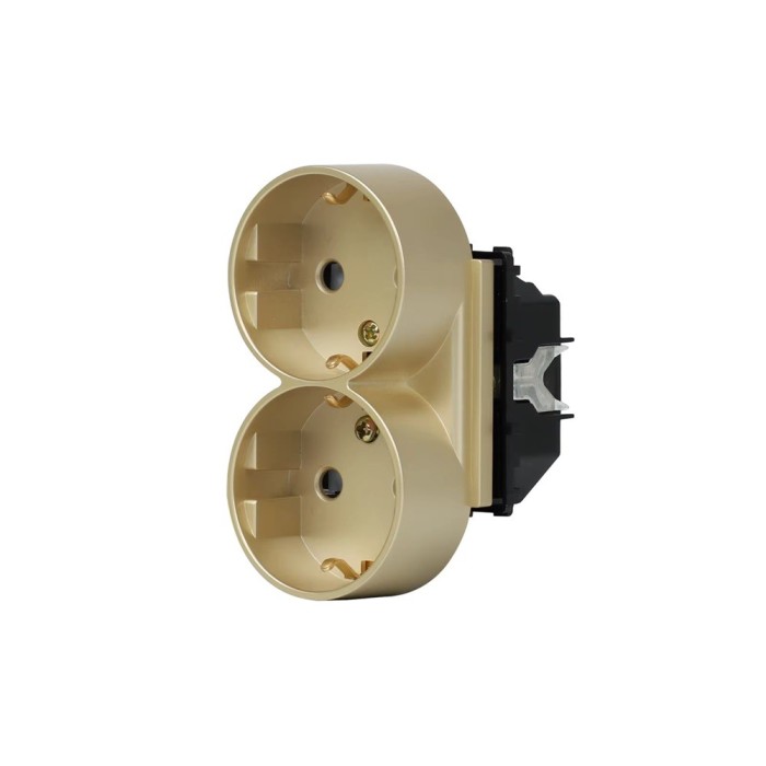 Modul Priza Dubla LUXION Pentru Doza Simpla SmartElectro IntelligentHouse