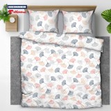 Set de pat,cearceaf cu elastic 180x200,L