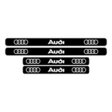 Set 4 Stickere Negre Pentru Praguri Audi