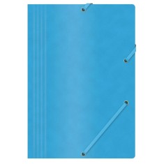 Set 10 Mape din Carton A4 cu Burduf si Elastic pe Colturi, Albastra, Mapa OFFICE Products, Mapa pentru Documente, Mapa pentru Organizat, Mapa pentru D foto