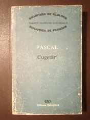 Pascal - Cugetări (Editura Științifică, 1992, 494 p.)