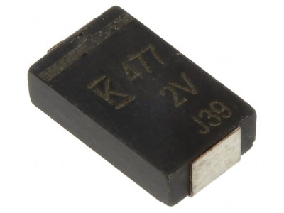 Condensator polimeric SMD 470uF 2V 6m&amp;Omega; foto