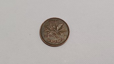 Canada-5 Cents 1950 foto