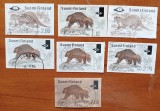 FINLANDA-&rdquo;FAUNA de PADURE&rdquo; -SET 7V.-stampilate -Vezi-Scan