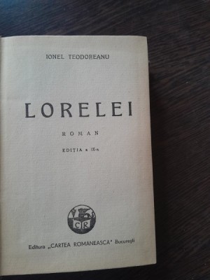 Ionel Teodoreanu - Lorelei (1936) foto