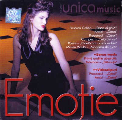 CD Pop: Emotie ( Pasarea Colibri, Compact, Krypton, Proconsul - Unica Music ) foto