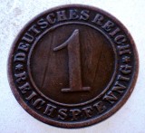 7.647 GERMANIA WEIMAR 1 REICHSPFENNIG 1929 G