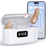 Cumpara ieftin Aparat Auditiv Reincarcabil Digital x2 NeoHGS Premium, Sunet Clar, Hands-Free, Bluetooth, Incarcare Rapida, Operare Simpla, Design Modern, Ecran Bater
