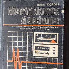 MASURI ELECTRICE SI ELECTRONICE RADU DORDEA ANUL III SCOLI MAISTRI POSTLICEALA