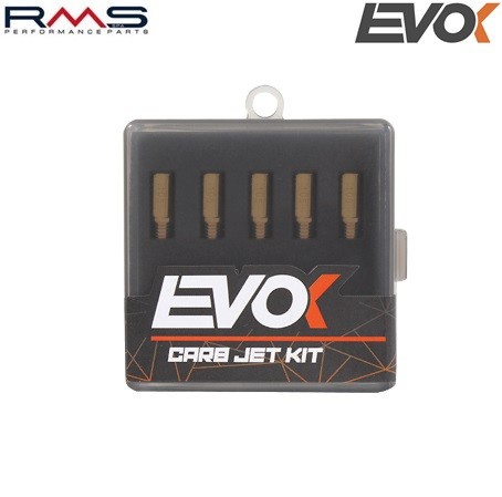 Set jiglere (jicloare) principale EVOK - compatibil carburatoare Keihin tip PWK - dimensiuni: 125-148
