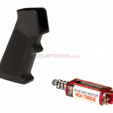 HIGH TORQUE SLIM MOTOR PLUS M4 SLIM PISTOL GRIP - BLACK