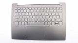 Carcasa superioara cu tastatura palmrest Laptop, Lenovo, IdeaPad 530S-14ARR Type 81H1, 5CB0R11837, cu iluminare, gri inchis, layout UK