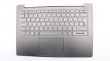 Carcasa superioara cu tastatura palmrest Laptop, Lenovo, IdeaPad 530S-14ARR Type 81H1, 5CB0R11837, cu iluminare, gri inchis, layout UK