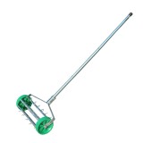 Outsunny Rastrello Scarificatore da Giardino con Ruote, 135x42x15cm