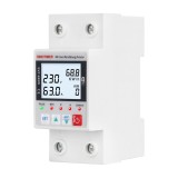 Releu protectie tensiune Sinotimer SVP688W-L, monofazat, 63A, 2P