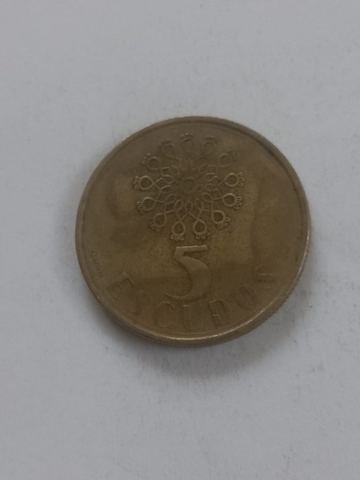 5 escudos 1986