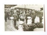 Cumpara ieftin Raritate! Foto 146 x 103 mm cu generalii Erik Hansen si Ion Antonescu la Mormantul Ostasului Necunoscut 1940