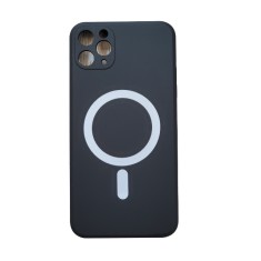 Huse silicon cu protectie camera MagSafe Iphone 11 Pro Max , Negru