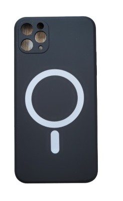Huse silicon cu protectie camera MagSafe Iphone 11 Pro Max , Negru foto