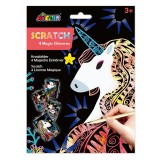 Set de razuit - 4 Unicorni magici