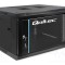 Carcasă tablou rack Standard 19&quot; 6U neagră QOLTEC 450mm x 600mm