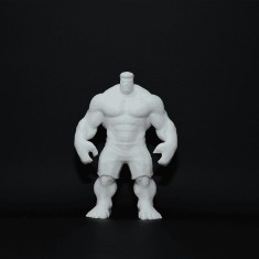 Figurină Hulk 3D, de pictat - 10 cm
